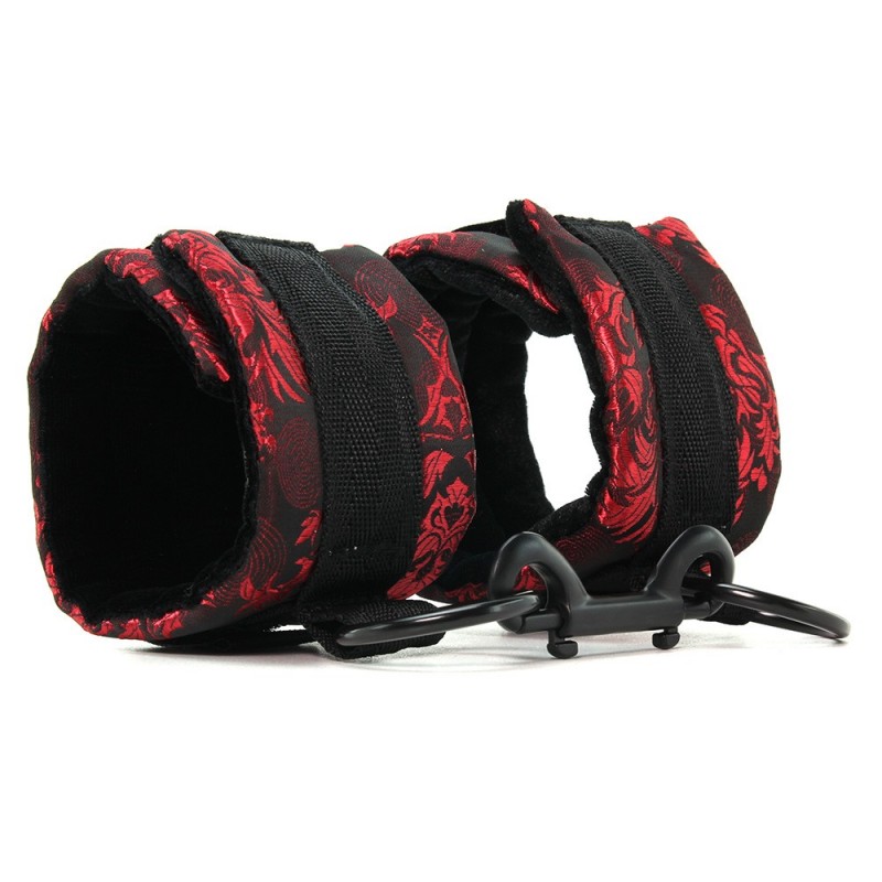 Наручники California Exotic Novelties Scandal Corset Cuffs на завязках, красный SE-2712-22-3 - California Exotic Novelties - Наручники - Купить