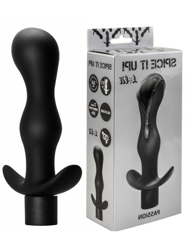 Анальная вибропробка Satisfaction Lola Toys Spice It Up, черный 8002-01lola - Lola Toys - С вибрацией - Купить