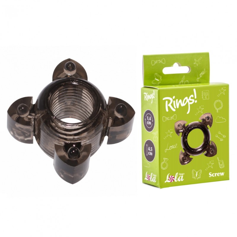 Эрекционное кольцо Lola Toys Emotions Minnie с вибропулей, фиолетовое 4005-01Lola - Lola Toys - ВиброКольца - Купить