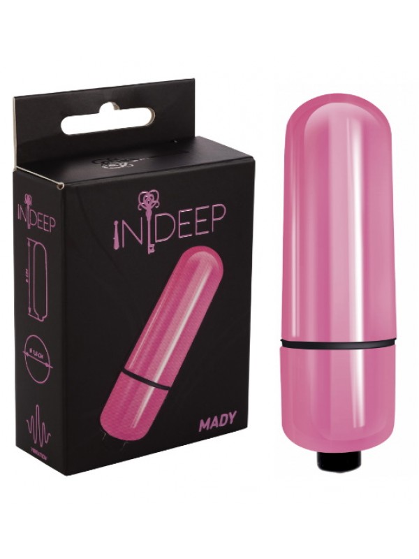 Вибропуля Indeep Mae, розовая 7704-01indeep - Indeep - Вибрирующие пули - Купить