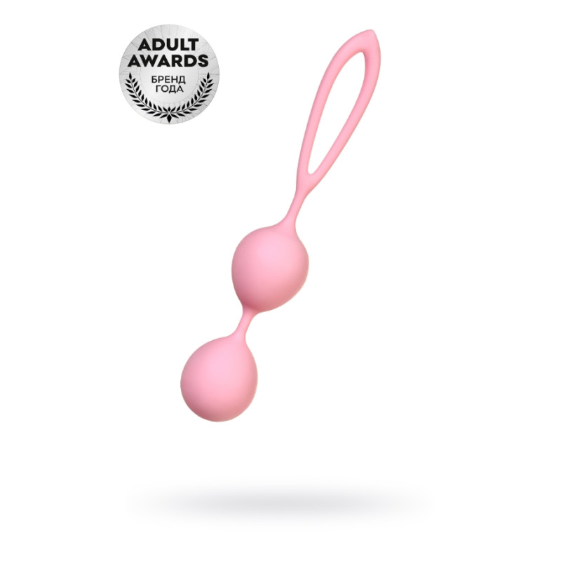 Вагинальные шарики A-Toys by TOYFA, силикон, розовые, Ø 3,1 см