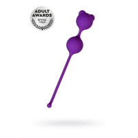 Вагинальные шарики A-Toys by TOYFA, силикон, фиолетовые, Ø 2,7 см