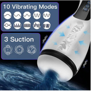 Автоматический мастурбатор Amovibe Good night с имитацией орального секса (иной угол)