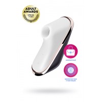 Вакуум-волновой бесконтактный стимулятор клитора Satisfyer Pro Traveler, силикон, черный, 9,5 см.
