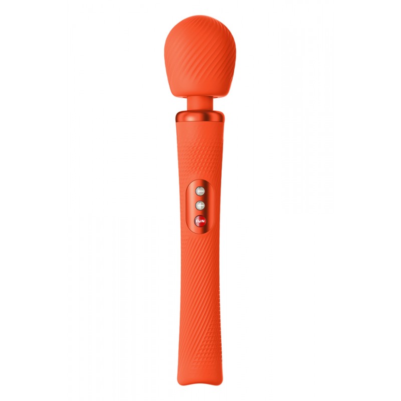 Вибромассажер Fun Factory VIM VIBRATING WAND, силикон, оранжевый