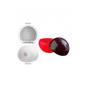 Нереалистичный мастурбатор - шар MALESATION Lucky Ball type 1, TPE, белый