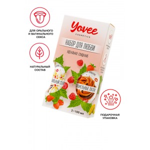 Набор гелей-смазок Yovee для любви (721011+721013), вкусовые (ваниль.сливки+карамель), 2х100 мл Набор гелей-смазок Yovee для любви (721011+721013), вкусовые (ваниль.сливки+карамель), 2х100 мл
