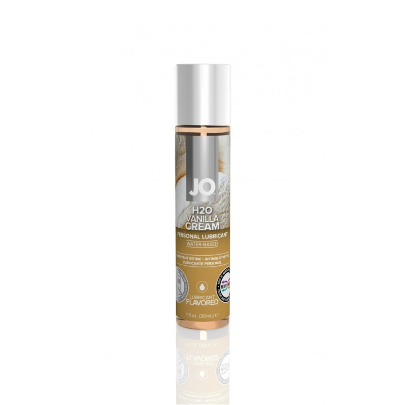 Съедобный лубрикант со вкусом ванили JO H2O Vanilla Cream, 30 мл