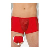Шорты мужские с сеткой SoftLine Collection, красный, XL
