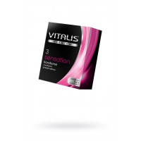 Презервативы Vitalis, premium, sensation, кольца, точечные, 18 см, 5,3 см, 3 шт.