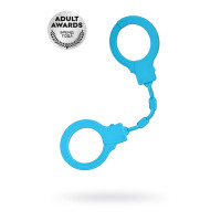 Силиконовые наручники A-Toys by TOYFA, силикон, голубые, 33 см