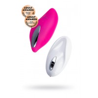 Клиторальный вибратор в трусики JOS RUMBA, силикон, розовый, 8,6 см