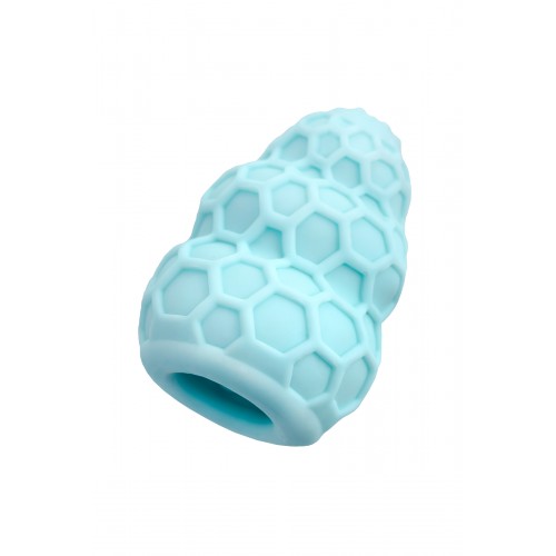 Мастурбатор A-Toys Flaff, TPE, бирюзовый, 8см, Ø 2,9 см