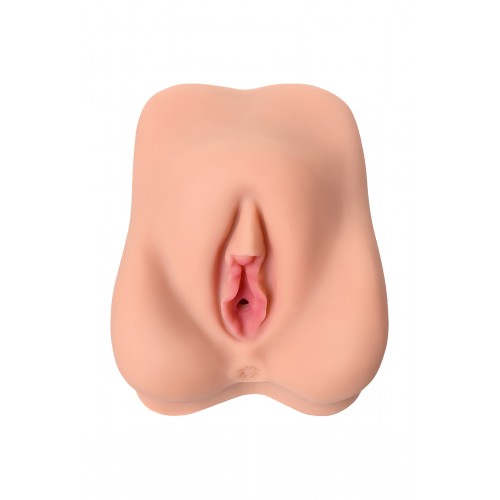 Мастурбатор реалистичный KOKOS Adarashi 2 c двойным слоем, TPR, телесный, 20 см