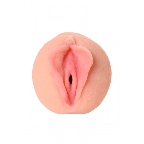 Мастурбатор реалистичный KOKOS ELEGANCE.002 с вибрацией, TPR, телесный, 16 см