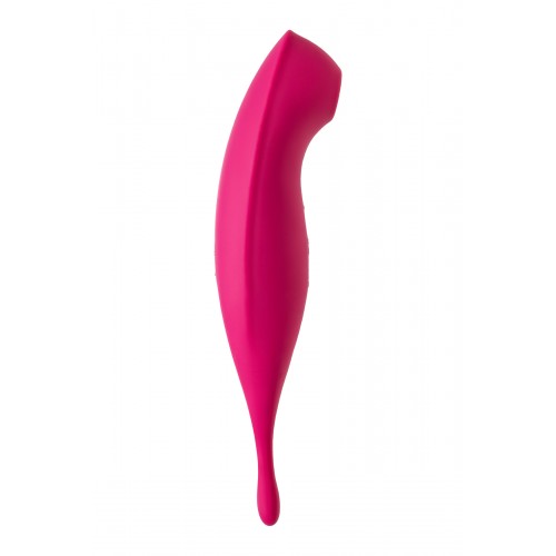 Вакуум-волновой бесконтактный стимулятор клитора Satisfyer Twirling Pro, силикон, красный