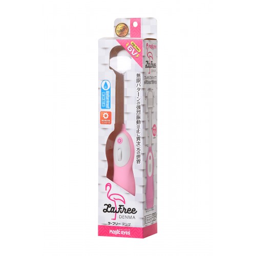 Вибромассажёр LaFree DENMA Magic Eyes, ABS пластик, розовый, 20.4 см