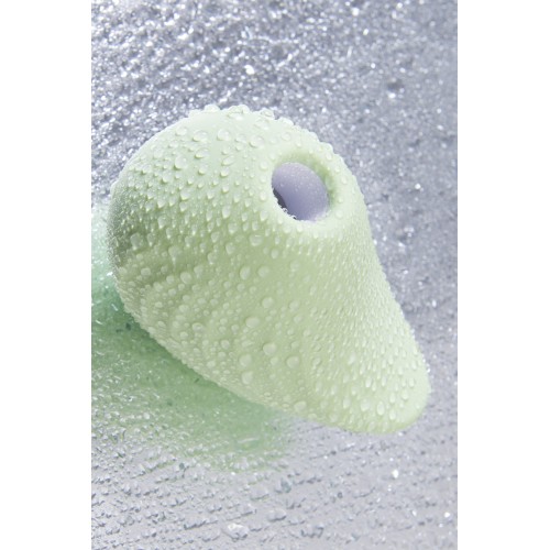 Вакуум-волновой бесконтактный стимулятор клитора Satisfyer Pearl Diver, силикон, зеленый