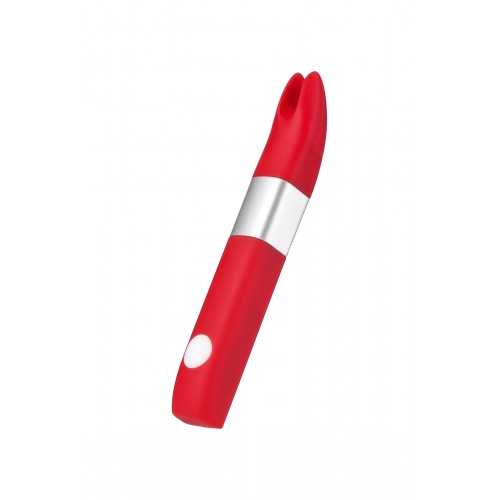 Вибратор клиторальный 4Gb USB памяти, 7 режимов вибрации, красный