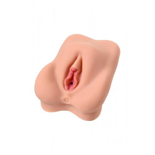 Мастурбатор реалистичный KOKOS Adarashi 2 c двойным слоем, TPR, телесный, 20 см
