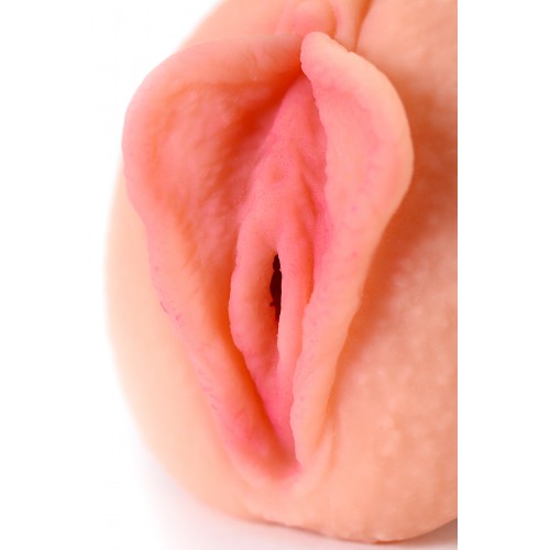 Мастурбатор реалистичный KOKOS ELEGANCE.002 с вибрацией, TPR, телесный, 16 см