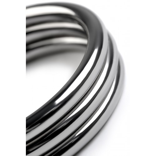 Кольцо на пенис TOYFA Metal, серебряное