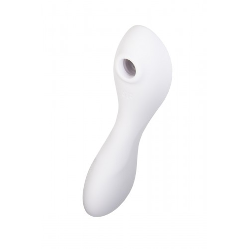 Вакуумный стимулятор клитора Satisfyer Curvy Trinity 5+, белый
