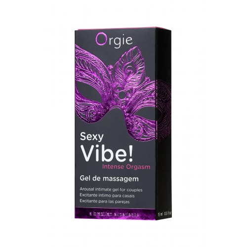 Гель для массажа ORGIE Sexy Vibe Intense Orgasm с покалывающим, разогревающим и охлаждающим эффектом