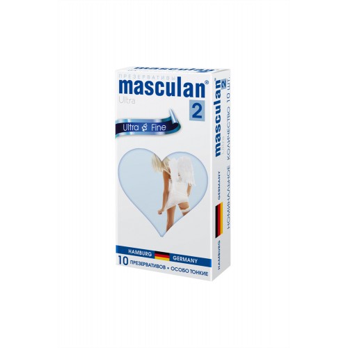 Презервативы Masculan Ultra 2,  10 шт.Особо тонкие (Ultra Fine)  ШТ