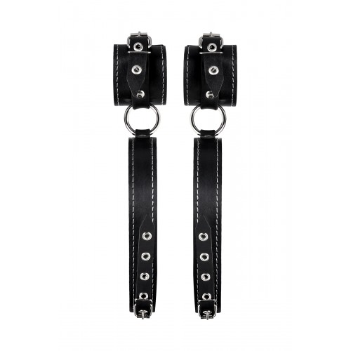 Бондажная система Pecado BDSM, для фиксации рук к ногам, натуральная кожа, черная