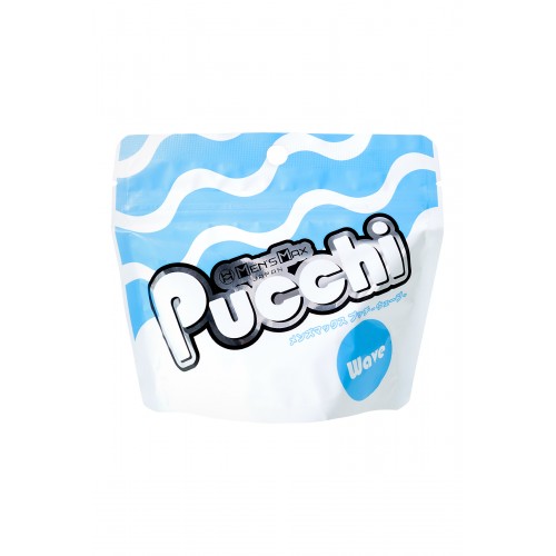 Мастурбатор нереалистичный MensMax Pucchi Wave, TPE, белый, 6,5 см