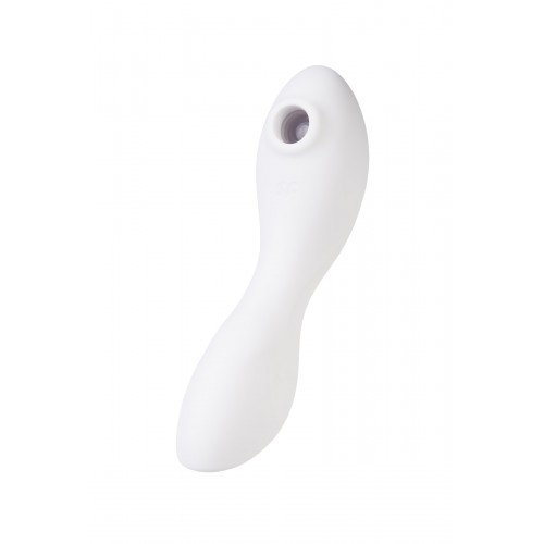 Вакуумный стимулятор клитора Satisfyer Curvy Trinity 5+, белый