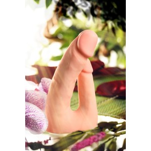 Страпон на креплении TOYFA RealStick Elite, TPR, телесный, 19 см (иной угол)