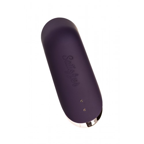 Вакуум-волновой бесконтактный стимулятор клитора Satisfyer Pro Traveler, силикон, черный, 9,5 см.