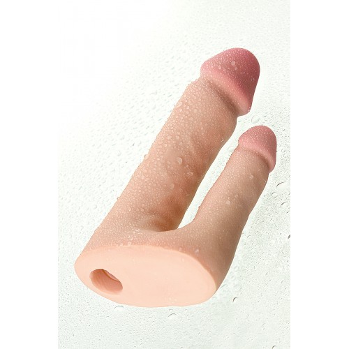 Страпон на креплении TOYFA RealStick Elite, TPR, телесный, 19 см