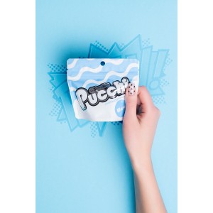 Мастурбатор нереалистичный MensMax Pucchi Wave, TPE, белый, 6,5 см (иной угол)