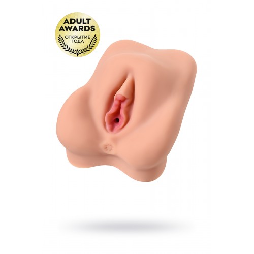 Мастурбатор реалистичный KOKOS Adarashi 2 c двойным слоем, TPR, телесный, 20 см