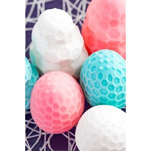 Мастурбатор A-Toys Flaff, TPE, бирюзовый, 8см, Ø 2,9 см (иной угол)