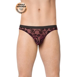 Трусы мужские с узором SoftLine Collection, фиолетовый, M (иной угол)