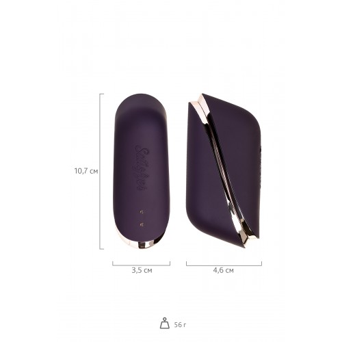 Вакуум-волновой бесконтактный стимулятор клитора Satisfyer Pro Traveler, силикон, черный, 9,5 см.