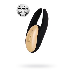 Вибромассажер WANAME D-SPLASH  Wave Силикон Чёрный, 9,3 см. (иной угол)