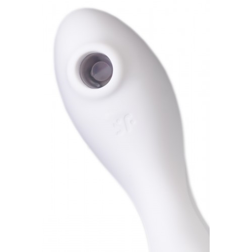 Вакуумный стимулятор клитора Satisfyer Curvy Trinity 5+, белый