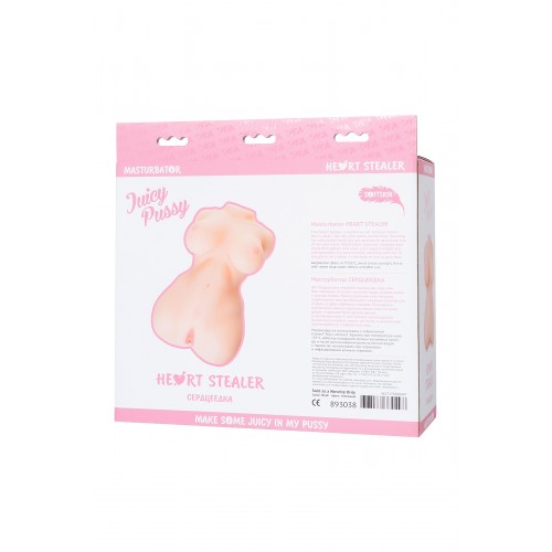 Мастурбатор реалистичный TOYFA Juicy Pussy, Heart stealer, TPE, телесный