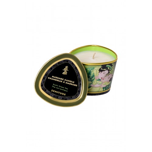 Массажное аромамасло Shunga Zenitude с ароматом зелёного чая, 170 мл