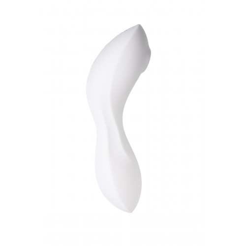 Вакуумный стимулятор клитора Satisfyer Curvy Trinity 5+, белый