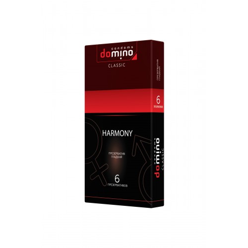 Презервативы Luxe DOMINO HARMONY Гладкий 6 шт. в упаковке