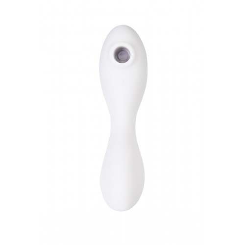 Вакуумный стимулятор клитора Satisfyer Curvy Trinity 5+, белый
