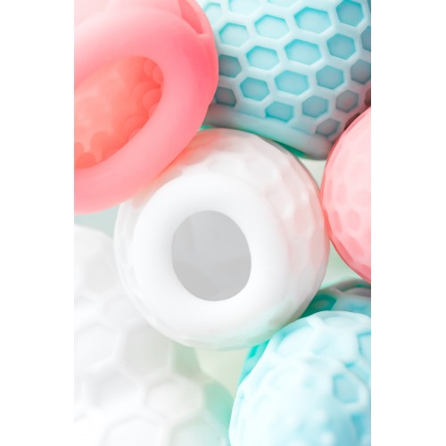 Мастурбатор A-Toys Flaff, TPE, бирюзовый, 8см, Ø 2,9 см