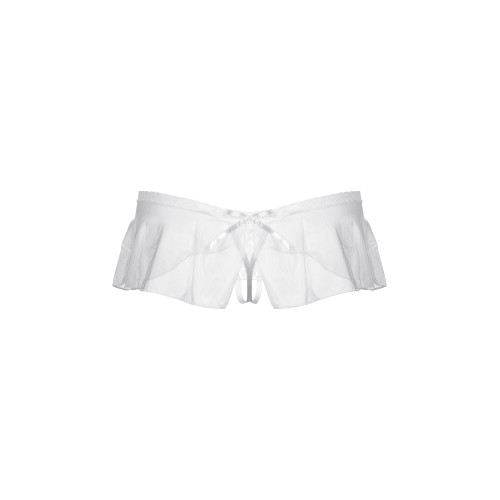 Стринги с юбочкой SoftLine Collection, белый, S/M