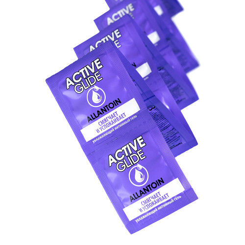 Увлажняющий интимный гель ACTIVE GLIDE ALLANTOIN, 3г по 20шт в упаковке